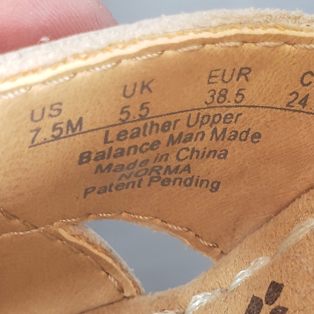 Naturalizer NWOT Norma Wedge Sandals 7.5M - Picture 6 of 8